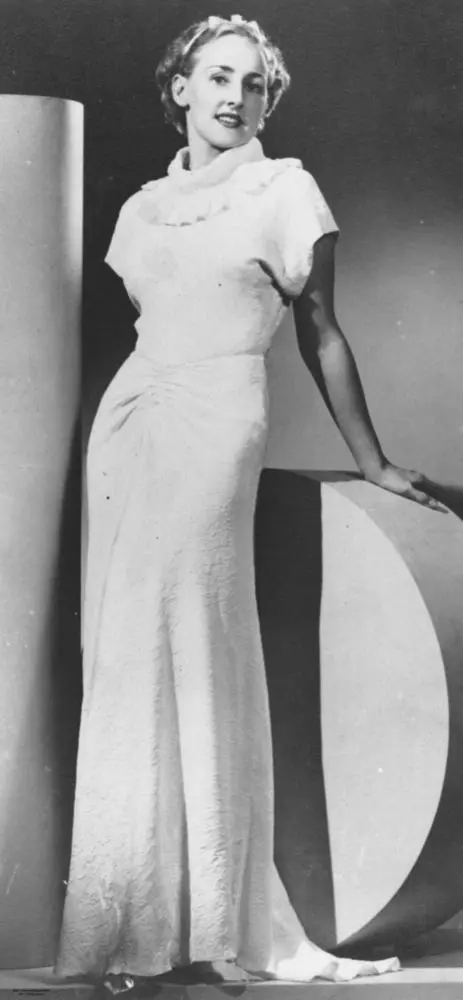 Vintage 1930s evening gown